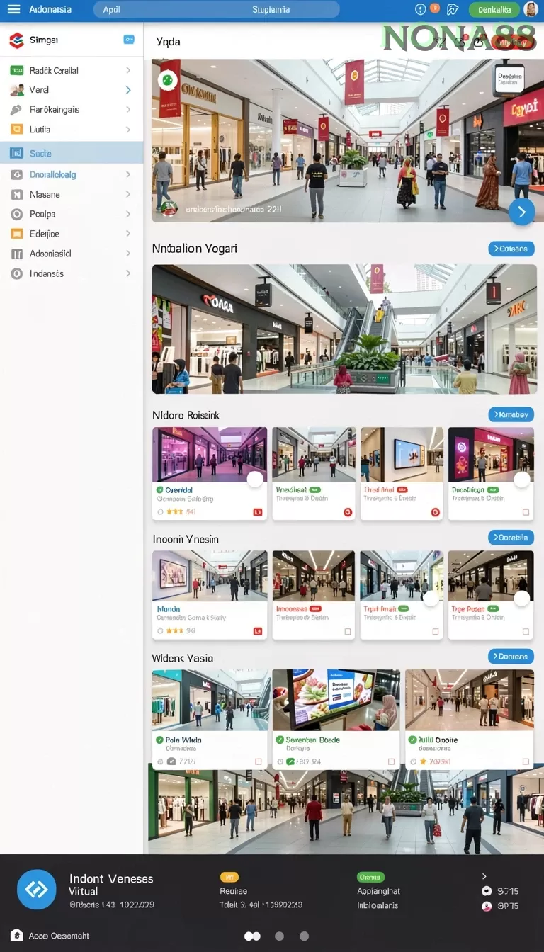 Cuplikan layar KEPO66 — menu navigasi