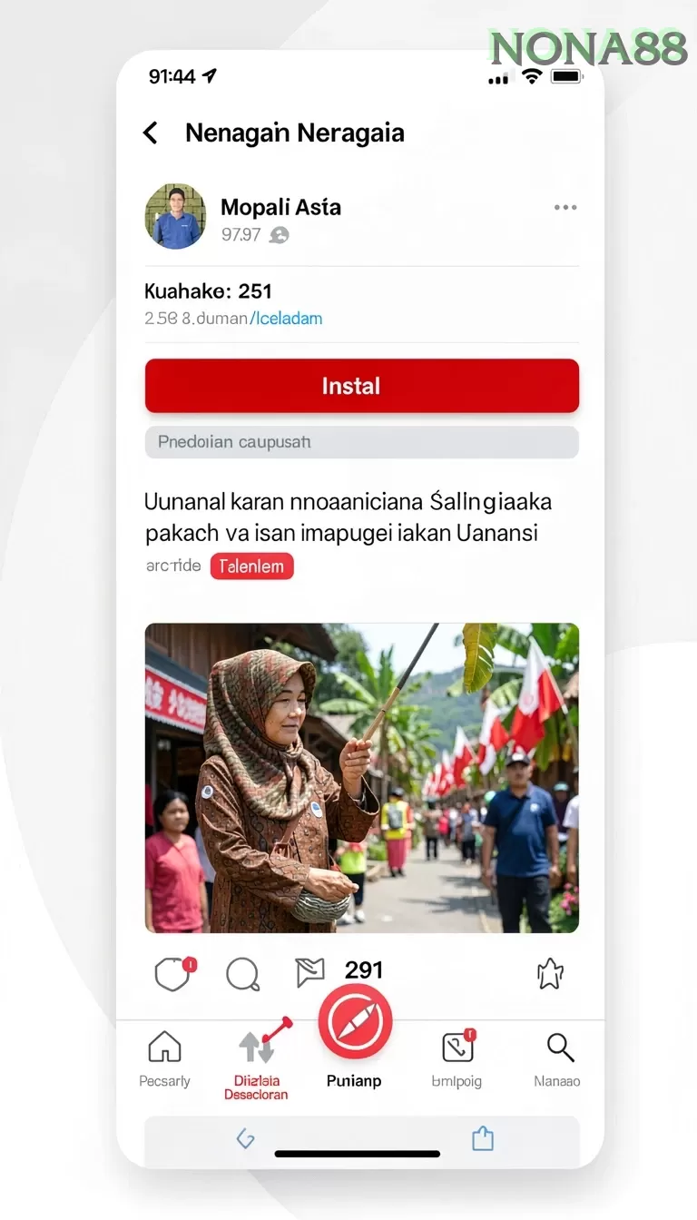 Cuplikan layar 567TV — halaman utama